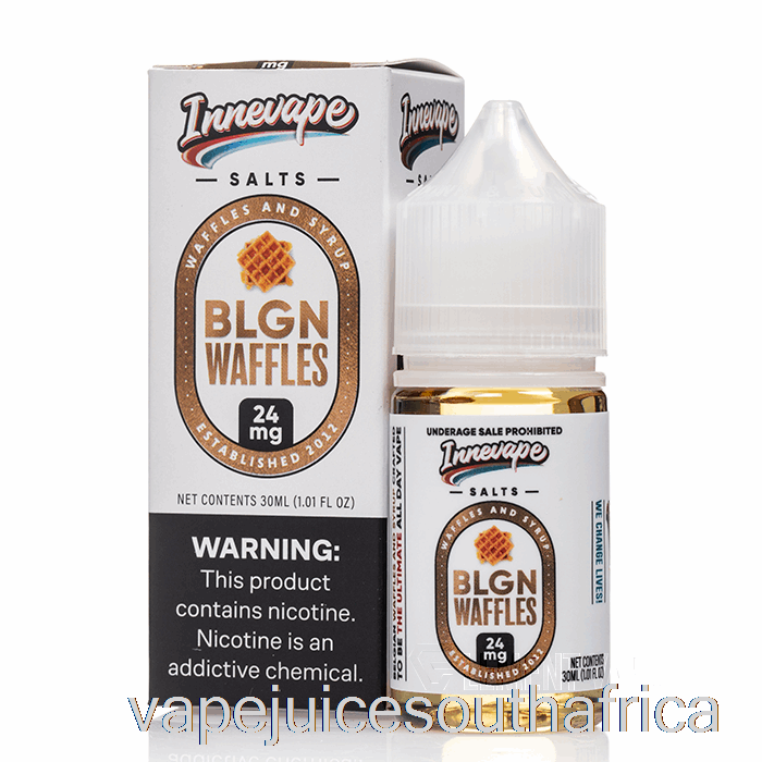 Vape Juice South Africa Blgn Waffles Salts - Innevape E-Liquids - 30Ml 50Mg